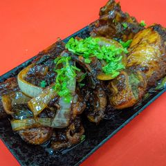 A picture of Ayam 3 Budak Gemok masam manis / 3 fat boy chicken sweet n sour.