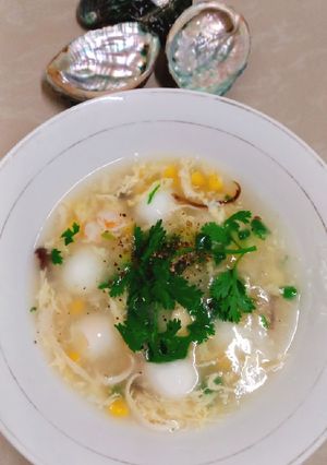 Hình của món Soup bào ngư.