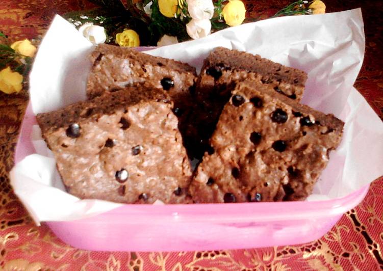 Brownies Panggang no mixer
