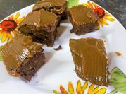 Una foto de brownie esponjoso