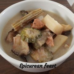 Shukto Mishmash of vegetables A picture of Shukto Mishmash of vegetables.