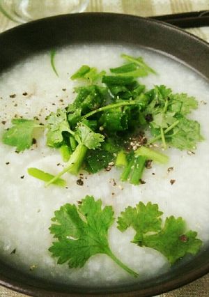 Hình của món Cháo cá thu.