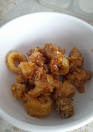 Foto resep Cumi Goreng Tepung dengan Honey Lime Sauce