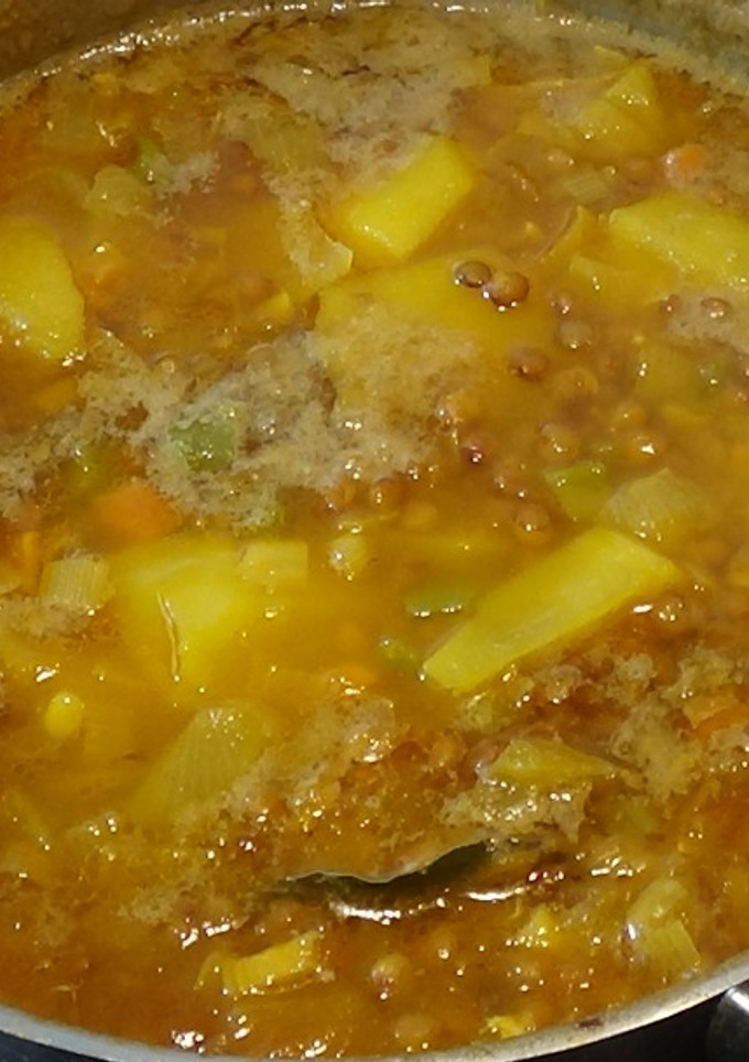 Una foto de Lentejas veganas