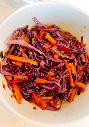 A picture of Fiery Cabbage Soup.