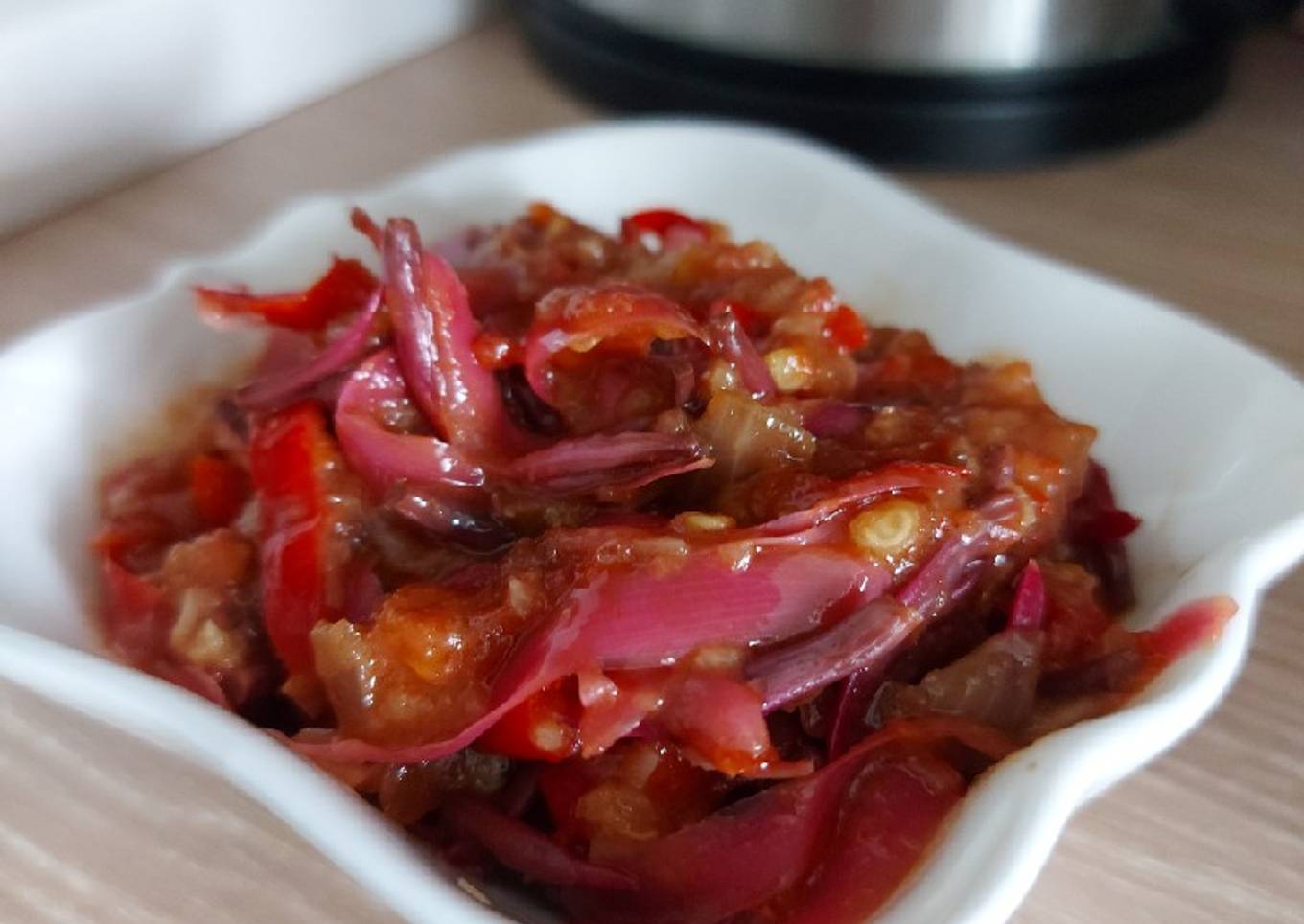 Sambal terasi kecombrang. (Kantan/Honje)
