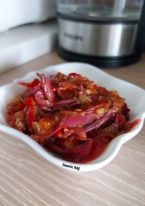 Foto resep Sambal terasi kecombrang. (Kantan/Honje)