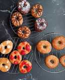 Donuts caseros semi integrales al horno
