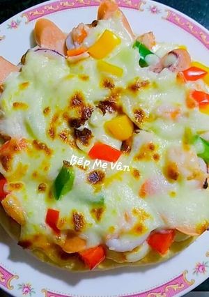 Hình của món Bánh Pizza Nhà Làm.