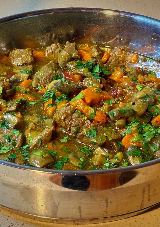 Una foto de Estofado de ternera al curry