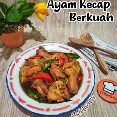 A picture of Ayam Kecap Berkuah.