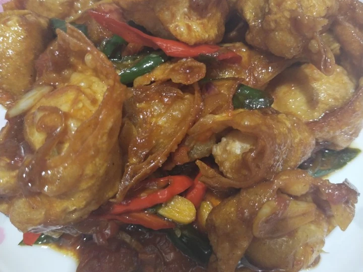 Langkah Mudah untuk Menyiapkan Resep  Pangsit goreng kecap pedas yang Bisa Manjain Lidah, Bikin Ketagihan