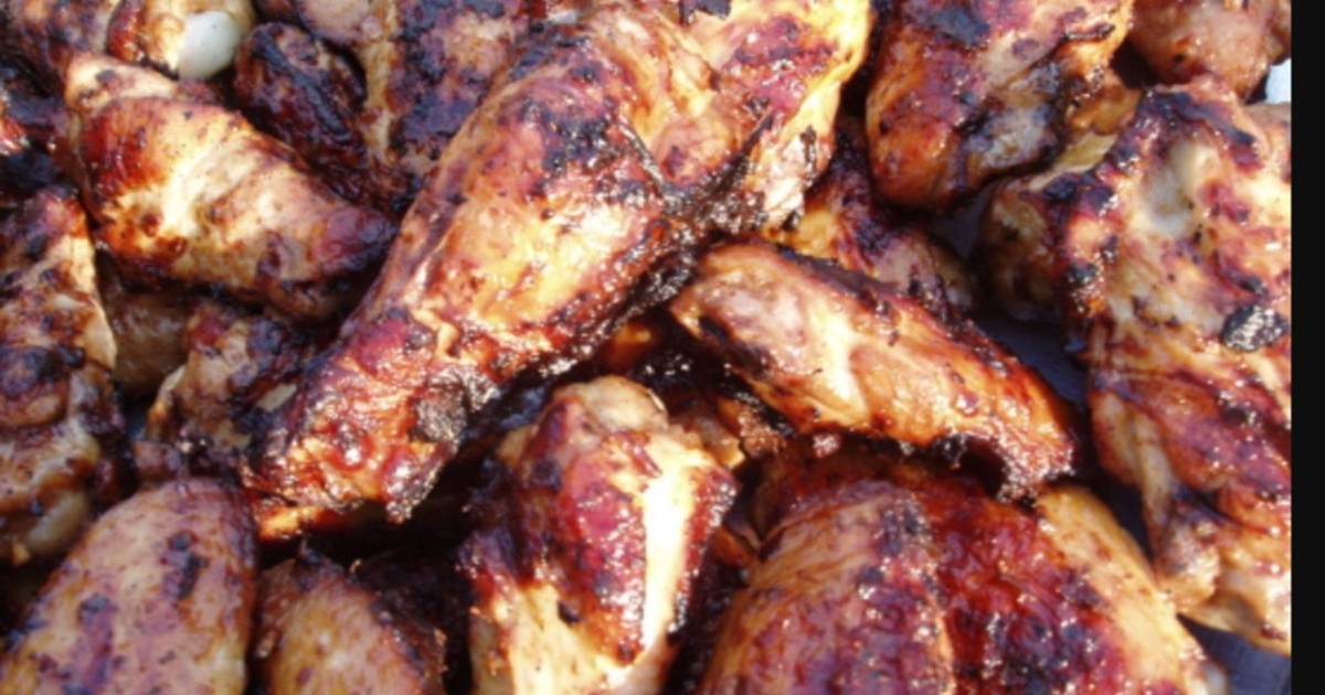 Alitas de pollo asadas Receta de Juan Barrientos- Cookpad