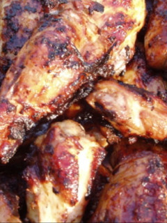 Una foto de Alitas de pollo asadas
