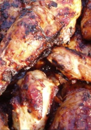 Una foto de Alitas de pollo asadas