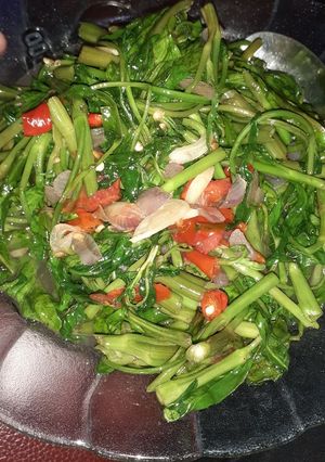 Foto resep Tumis kangkung simple