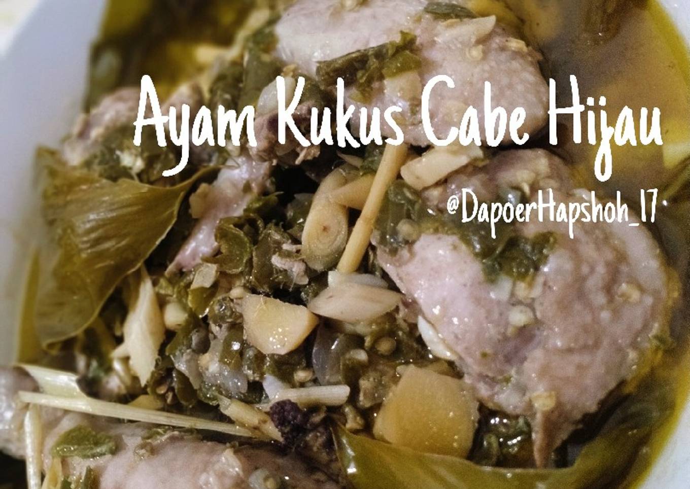 Ayam Kukus Cabe Hijau