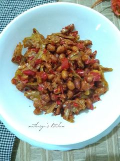 Foto resep Teri Kacang Pedas