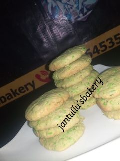 Coconut cookies ainihin hoton girkin