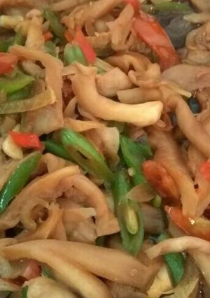 Foto resep Tumis jamur tiram buncis