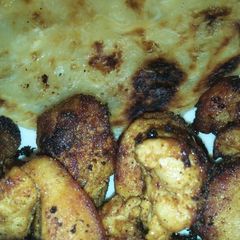 A picture of Chicken tikka bites.