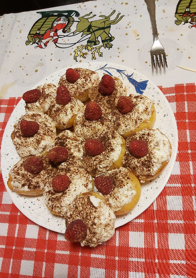 Una foto de Melocotones rellenos