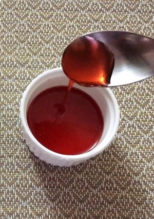 Hình của món Xi-rô dâu tây (strawberry syrup).