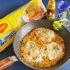 A picture of Masala Maggi Sakshuka.