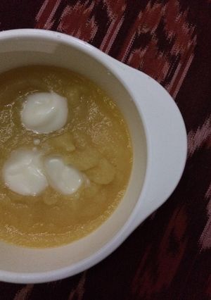 Foto resep Pure apel + yoghurt