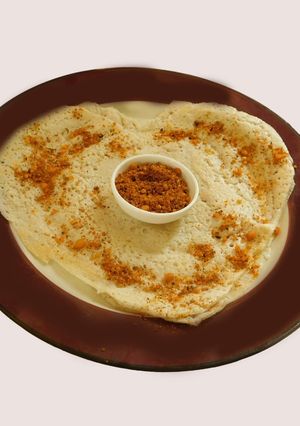 A picture of Aromatic flavorful healthy dosai.