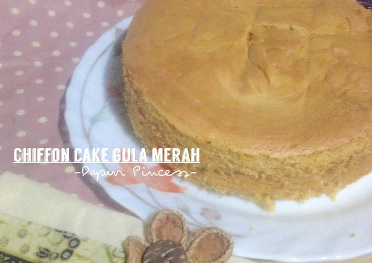 Chiffon Cake Gula Merah