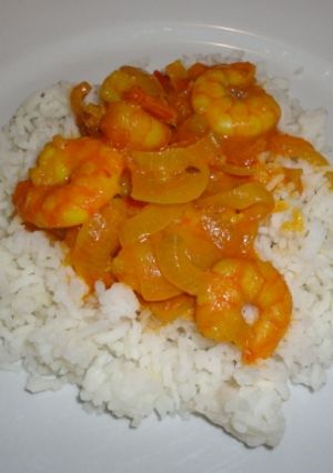 A picture of Shrimp Curry.