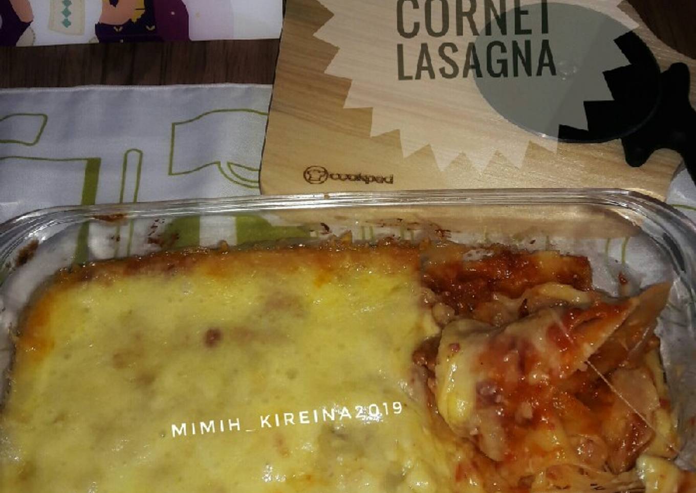 Beef cornet lasagna