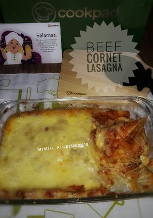 Foto resep Beef cornet lasagna