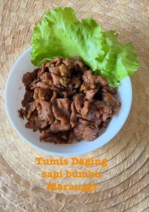 Foto resep Tumis Daging Sapi Bumbu Maranggi