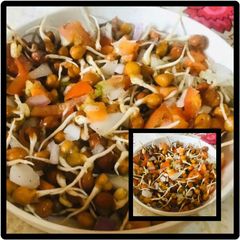 A picture of Healthy Sprouted chana chaat.