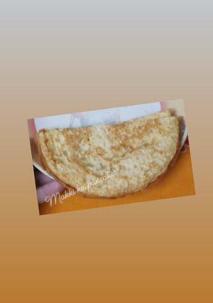 A picture of Makki ka pancakes.