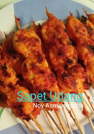 Foto resep Sapet Udang (Sate Udang Madura)
