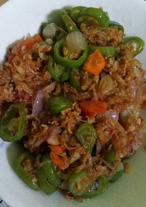 Foto resep Teri Cabe pedas