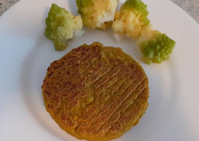 Hamburger vegani di ceci e verdure