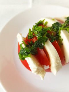 Una foto de Ensalada caprese