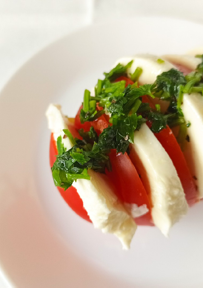Una foto de Ensalada caprese