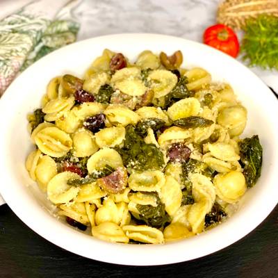 ?? ORECCHIETTE con CIME di RAPA (Italia) Receta de Fundación  Argentino-Holandesa de Solidaridad- Cookpad