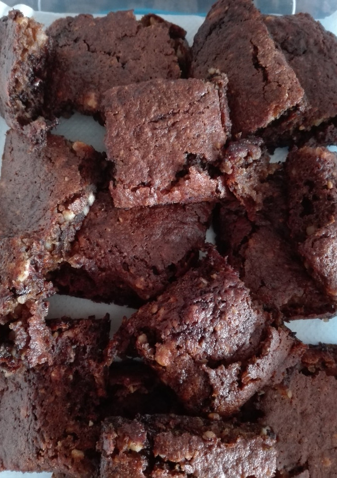 Una foto de Brownies veganos