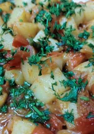 आलू टमाटर की सब्जी (aloo tamatar ki sabzi recipe in Hindi) रेसिपी मुख्य फोटो