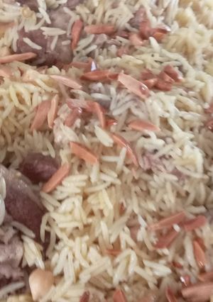 صورة لوصفة قدرة بالأرز واللحم