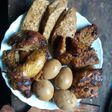 Tempe, tahu, telur, ayam bacem