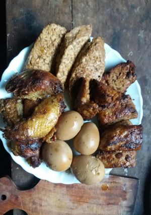 Foto resep Tempe, tahu, telur, ayam bacem