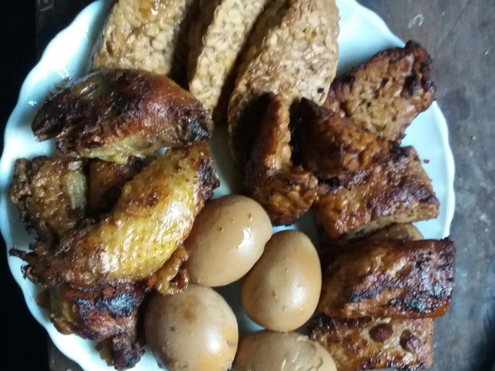 Resep Tempe, tahu, telur, ayam bacem Anti Gagal