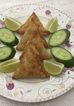 صورة لوصفة سمبوسة بالتونه